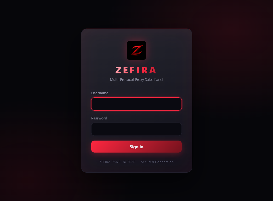 Zefira login